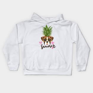 Pineapple Shirt & Gifts for Women, Kids, Boys, Teen Girls, Boxer Dogs Kids Hoodie